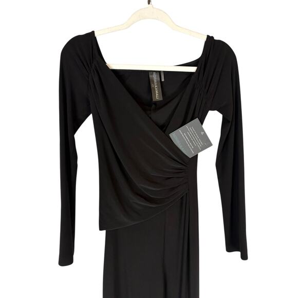 Norma Kamali Off Shoulder Sweetheart Catsuit Footie Evening Party Statement S - Picture 5 of 12